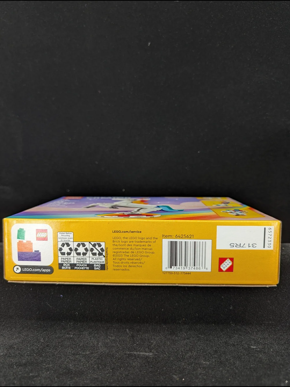 Lego Creator 31140 3 In 1 White & Rainbow Unicorn/Seahorse/Peacock Sealed